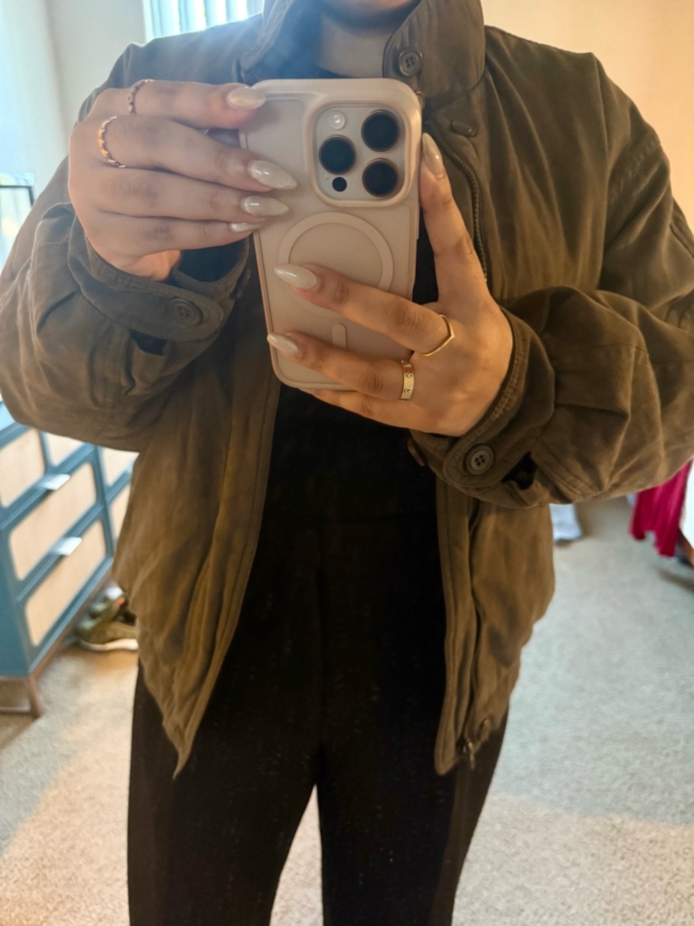 Aberdeen Collection Brown Suede Bomber Jacket